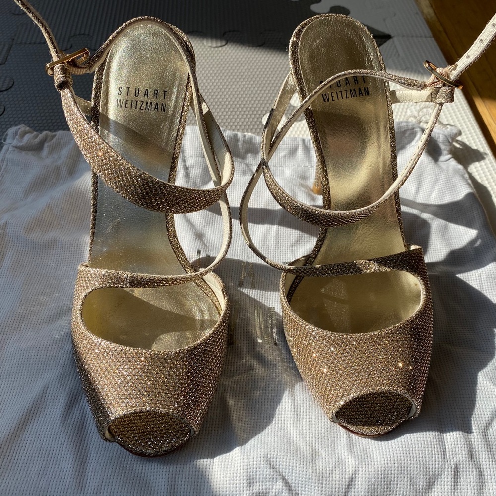 Stuart Weitzman Inviting Platinum Nior